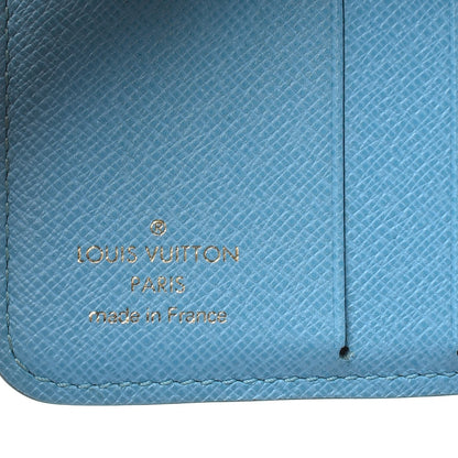 Louis Vuitton Monogram Groom Compact Zip Wallet Blue 6 of 10