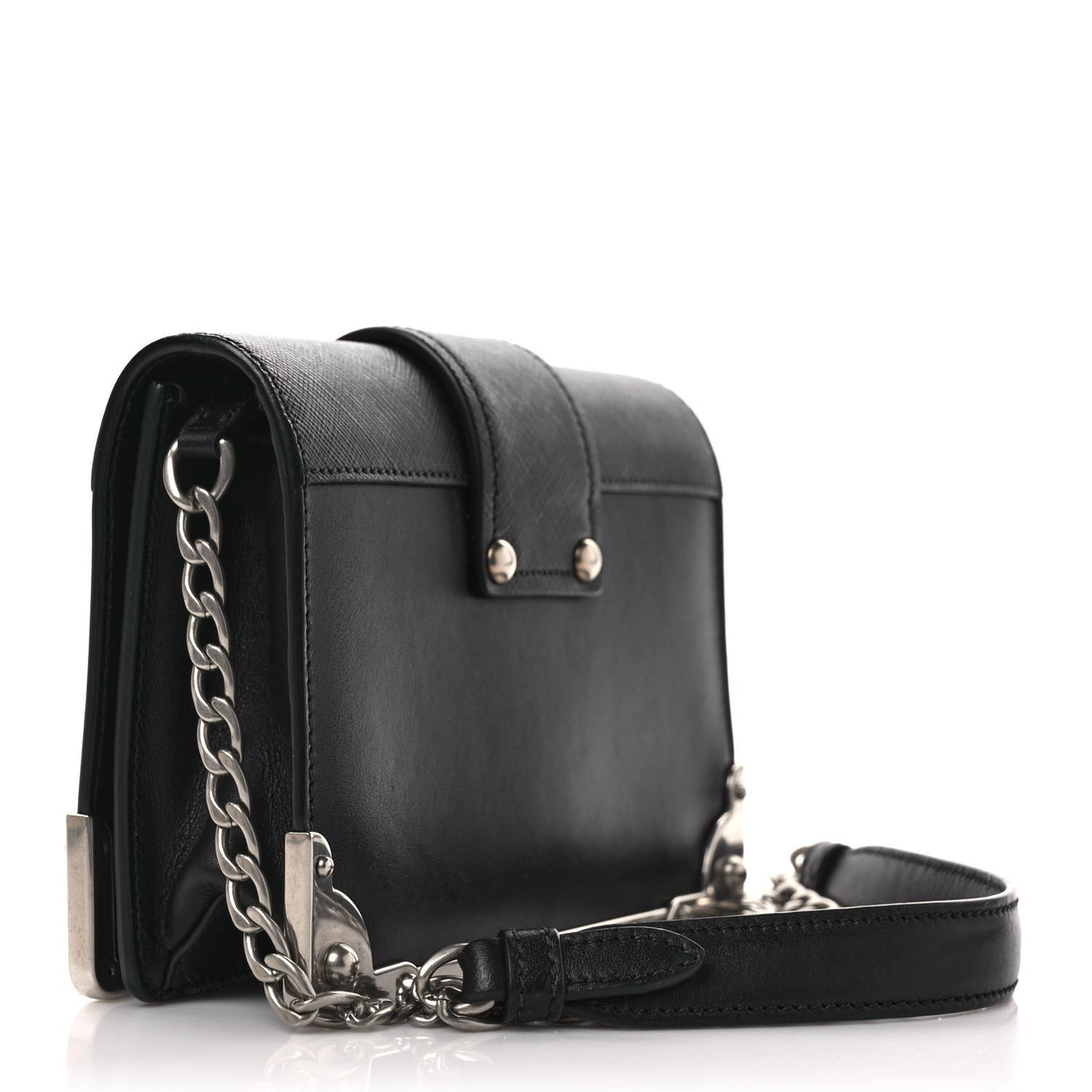 City Calf Saffiano Cahier Astrology Bag Black
