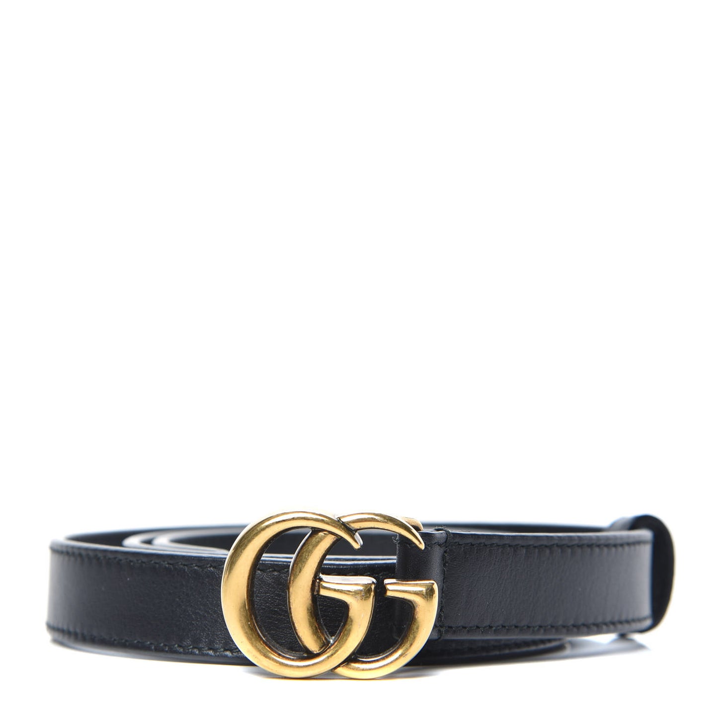 Calfskin Double G 20mm Belt 80 32 Black