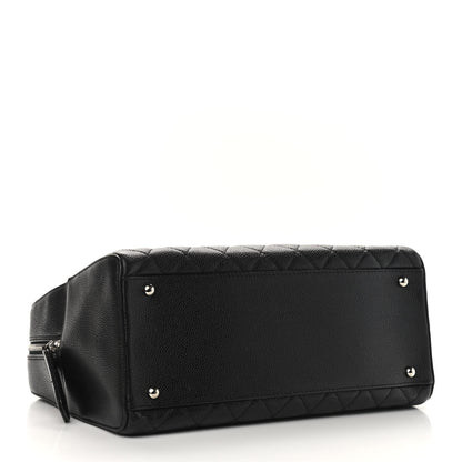 Chanel Caviar Quilted Bowler Black 3 of 9