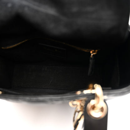 Christian Dior Lambskin Cannage Small My ABCDior Lady Dior Black 5 of 11