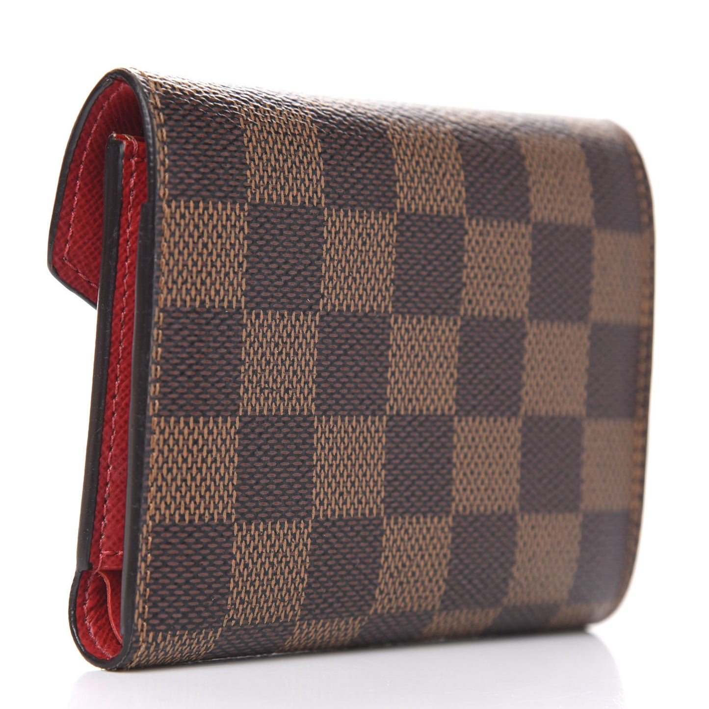 Damier Ebene Victorine Wallet Red