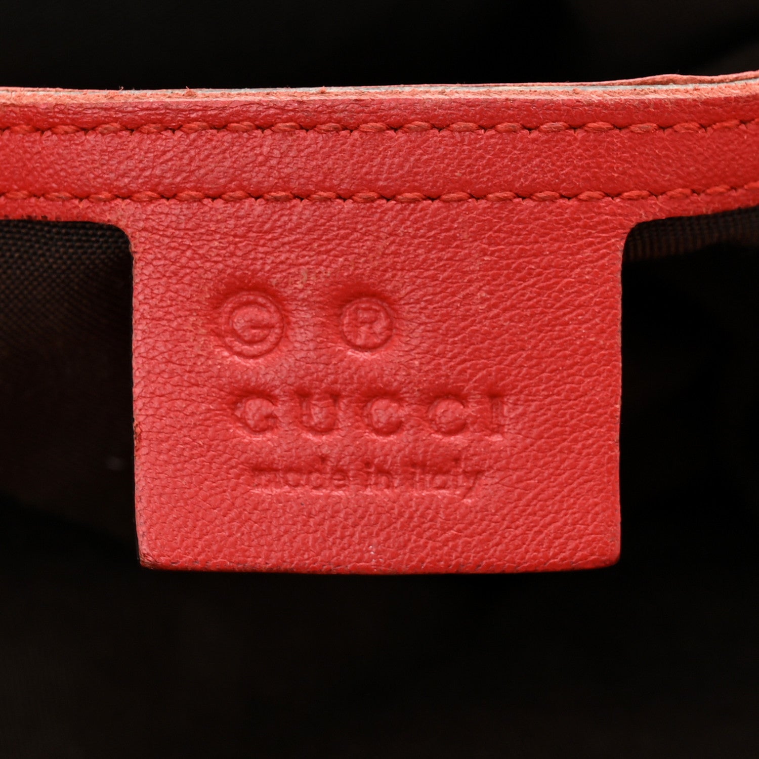 Gucci Guccissima Vitello Tender Medium Joy Boston Sporting Red 6 of 15
