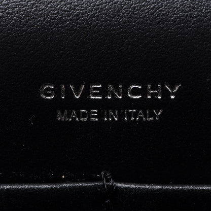Givenchy Patent Textured Goatskin Small 4G Crossbody Black 6 of 12
