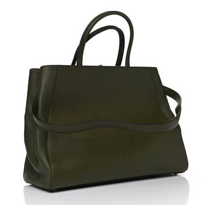 Fendi Vitello Elite Flamingo Regular 2Jours Tote Oliva 2 of 4