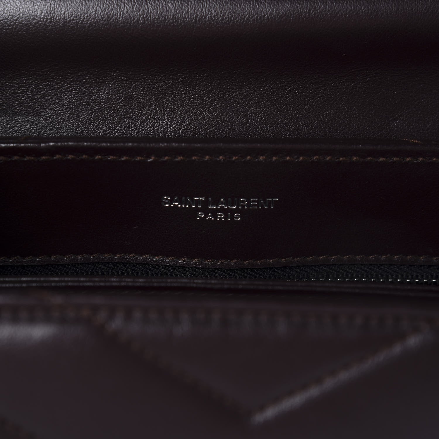 Saint Laurent Calfskin Y Quilted Monogram Toy Loulou Crossbody Bag Black Tulipe 8 of 11