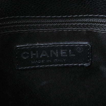Chanel Caviar Quilted Petit Shopping Tote PST Black 6 of 7