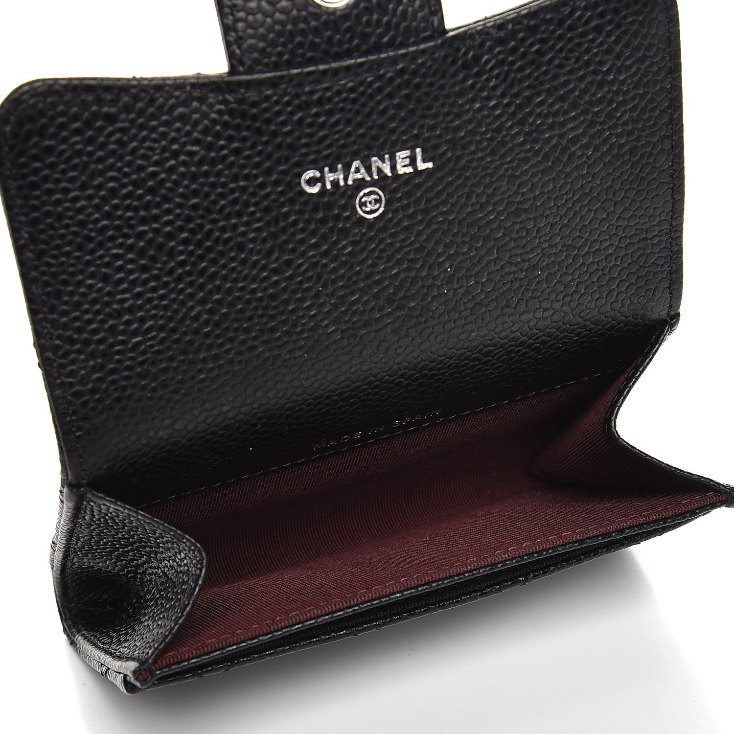 Chanel Caviar Quilted Flap Card Holder Black 5 of 8