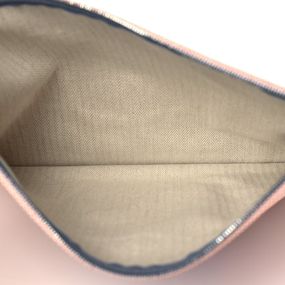 Hermes Toile H Electrique Flat Case Grenat Clementine 5 of 7