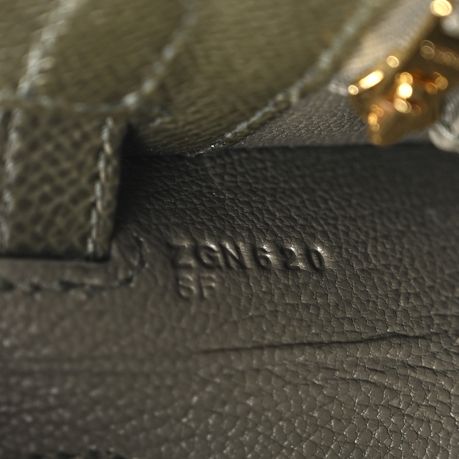 Hermes Epsom Kelly Sellier 25 Vert De Gris 7 of 11