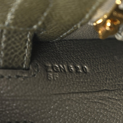 Hermes Epsom Kelly Sellier 25 Vert De Gris 7 of 11