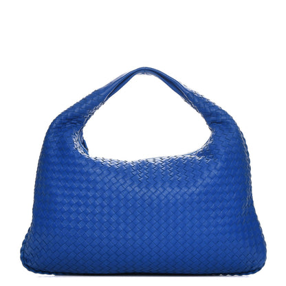Bottega Veneta Nappa Intrecciato Large Veneta Hobo Signal Blue 1 of 9