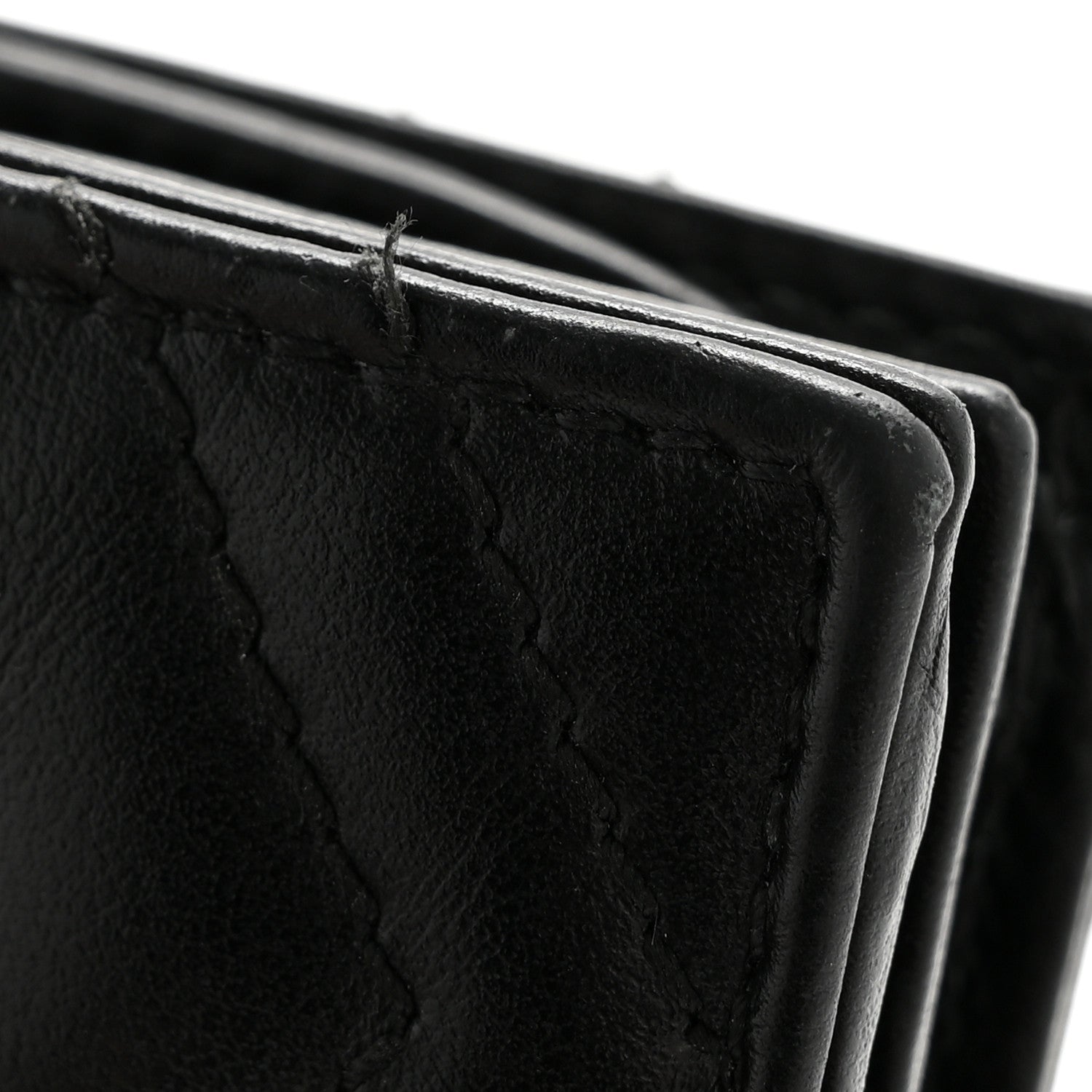 Gucci Calfskin Matelasse GG Marmont Card Case Wallet Black 9 of 11