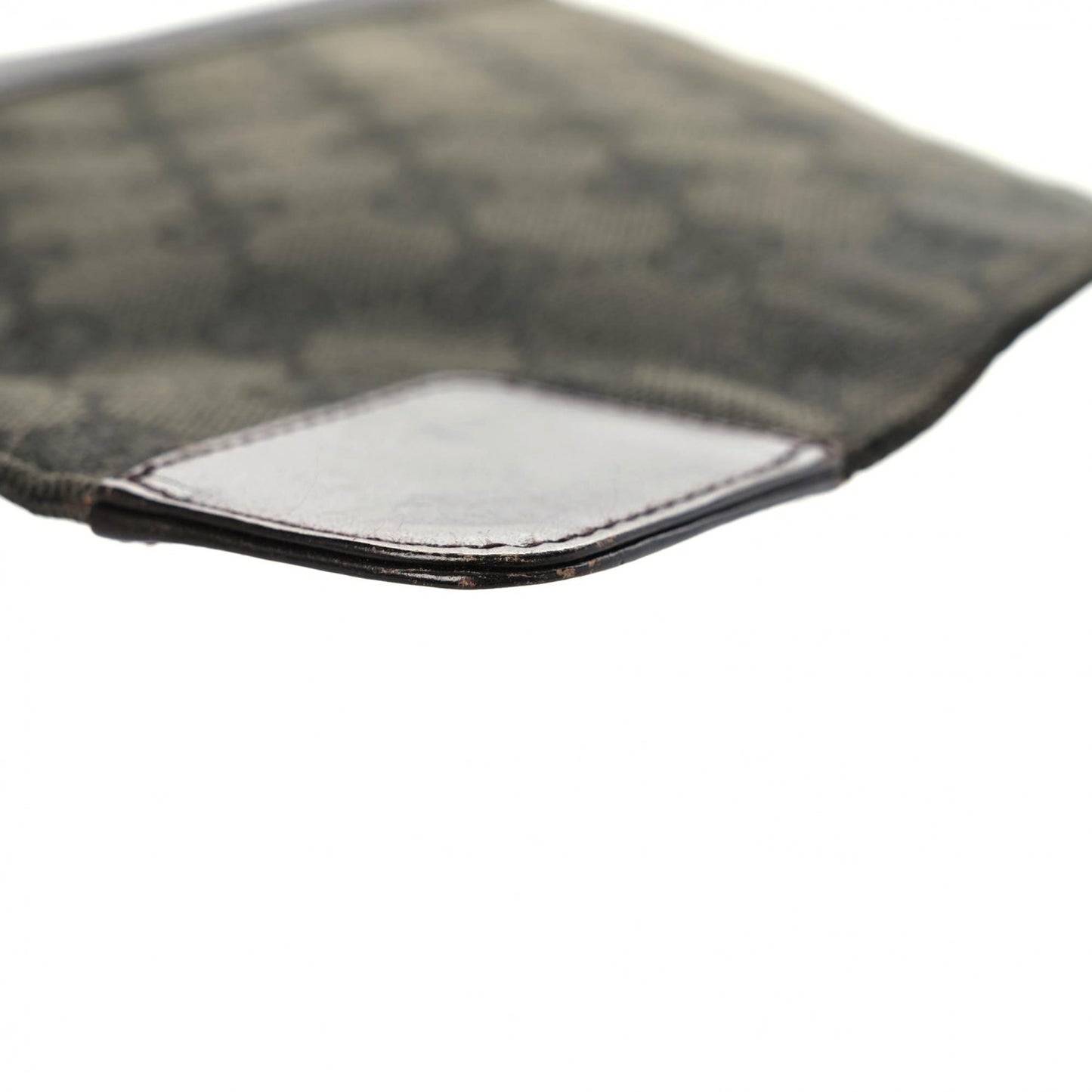 Monogram Zip Pouch Green