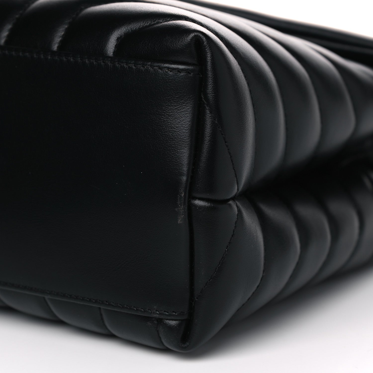 Saint Laurent Calfskin Y Quilted Monogram Medium Loulou Chain Satchel Black 6 of 6
