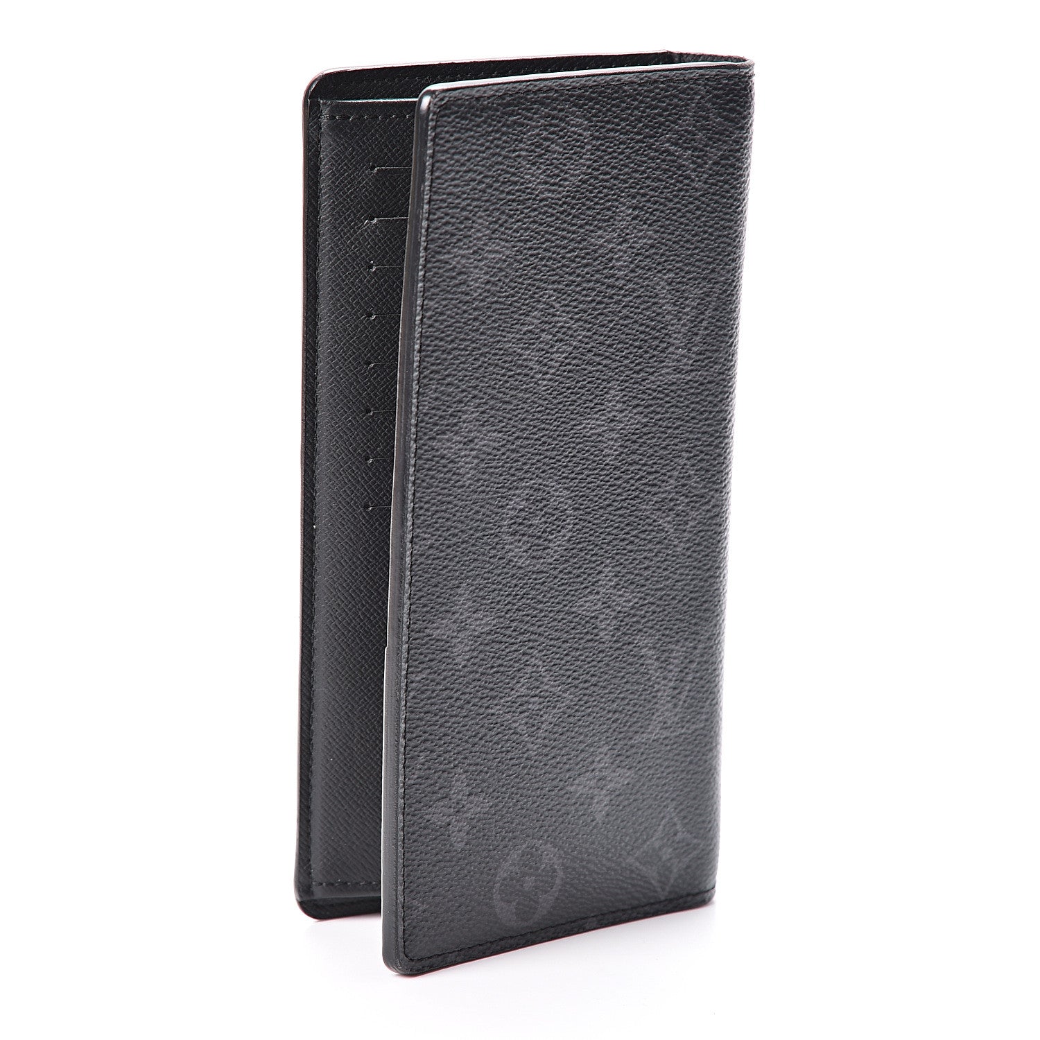Louis Vuitton Monogram Eclipse Brazza Wallet 2 of 8
