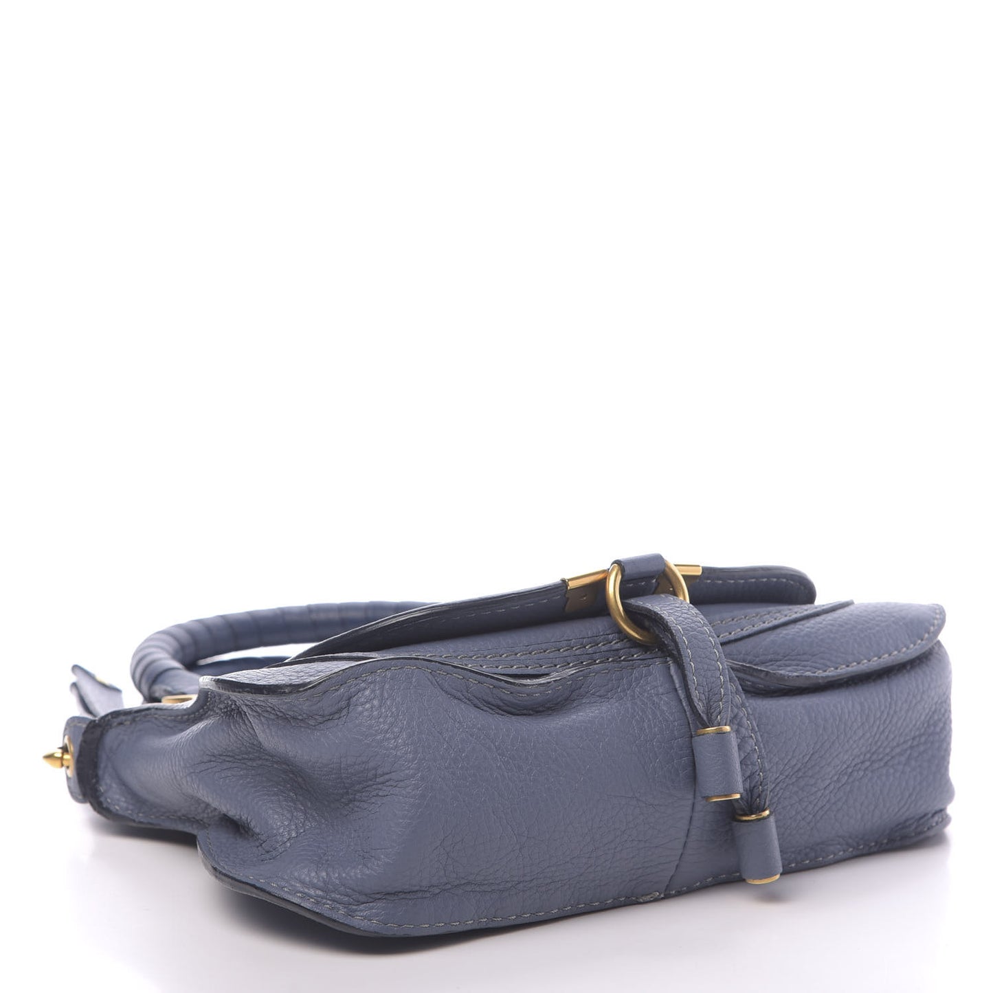 Calfskin Mini Marcie Satchel Street Blue