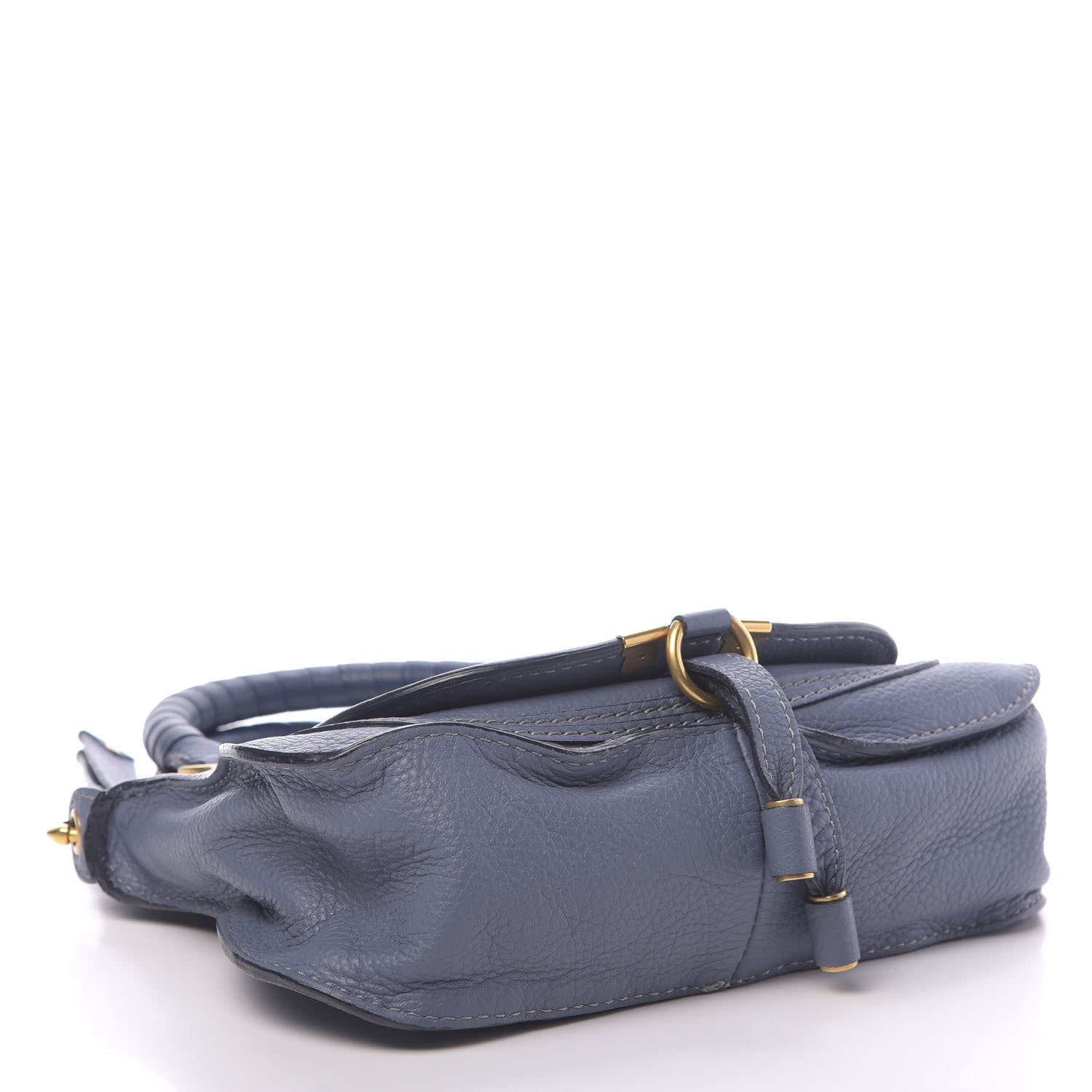 Chloe Calfskin Mini Marcie Satchel Street Blue 5 of 11
