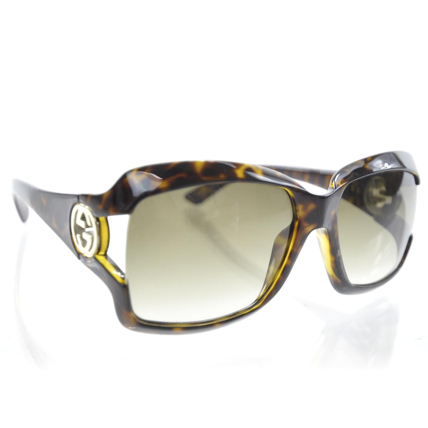 Gucci Tortoise Shell GG Sunglasses 2598S 1 of 6