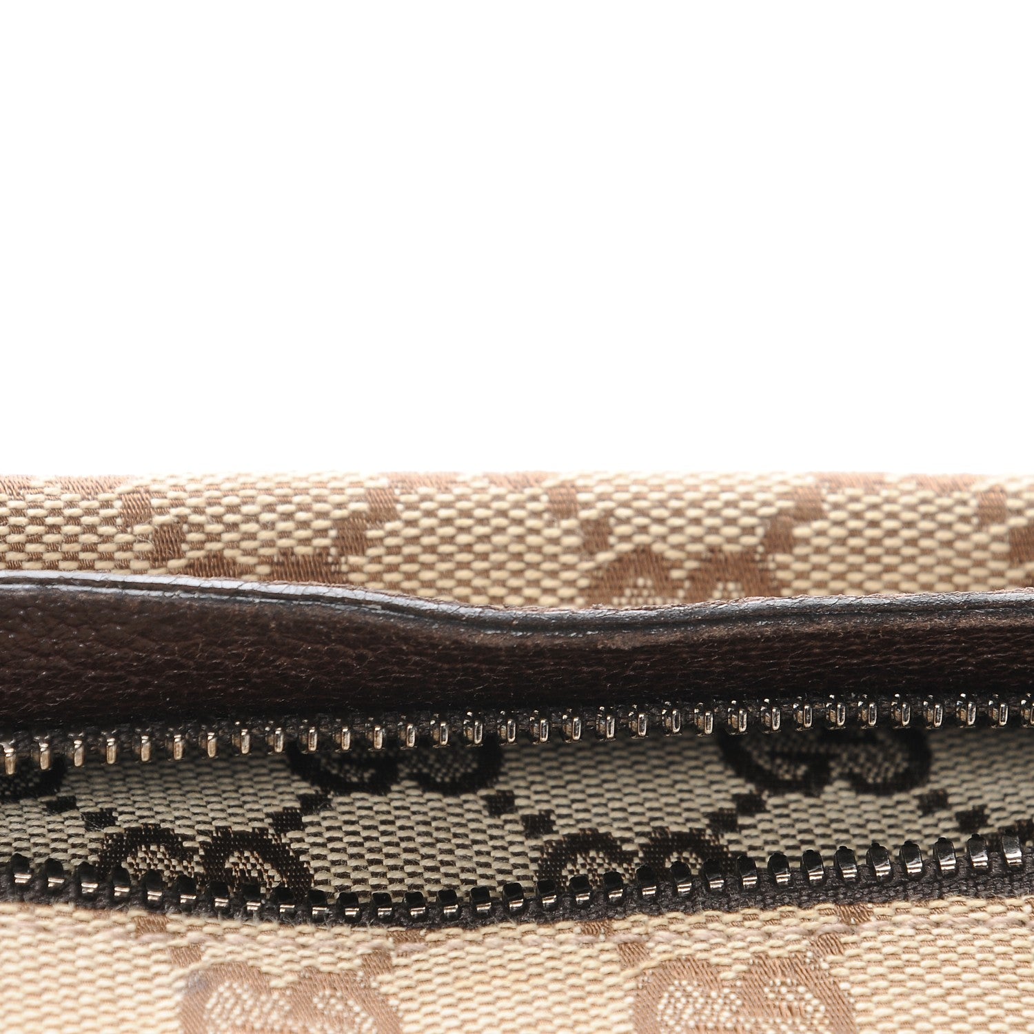 Gucci GG Monogram Double Pocket Belt Bag Dark Brown 10 of 10
