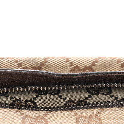 Gucci GG Monogram Double Pocket Belt Bag Dark Brown 10 of 10