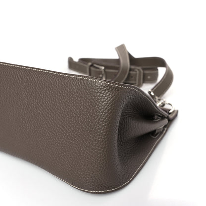 Hermes Taurillon Clemence Jypsiere 28 Etoupe 9 of 9
