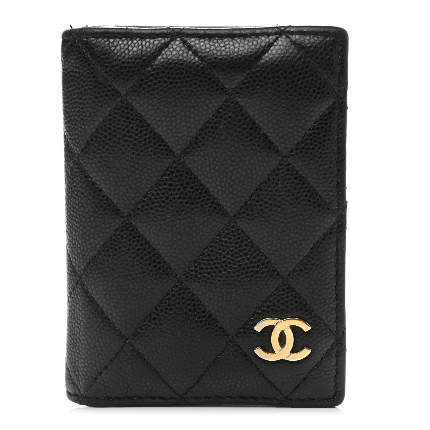 Chanel Caviar Quilted Card Holder Wallet Black 1 of 10