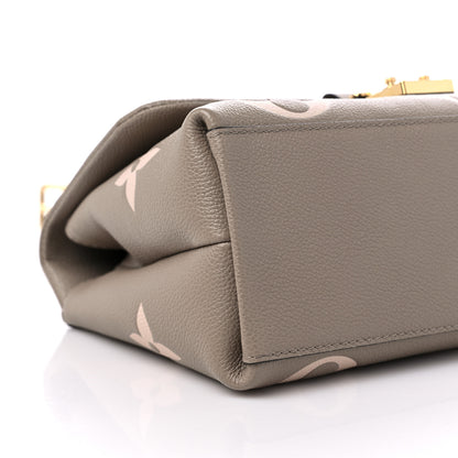 Louis Vuitton Empreinte Monogram Giant Madeleine MM Dove Grey Beige 7 of 9