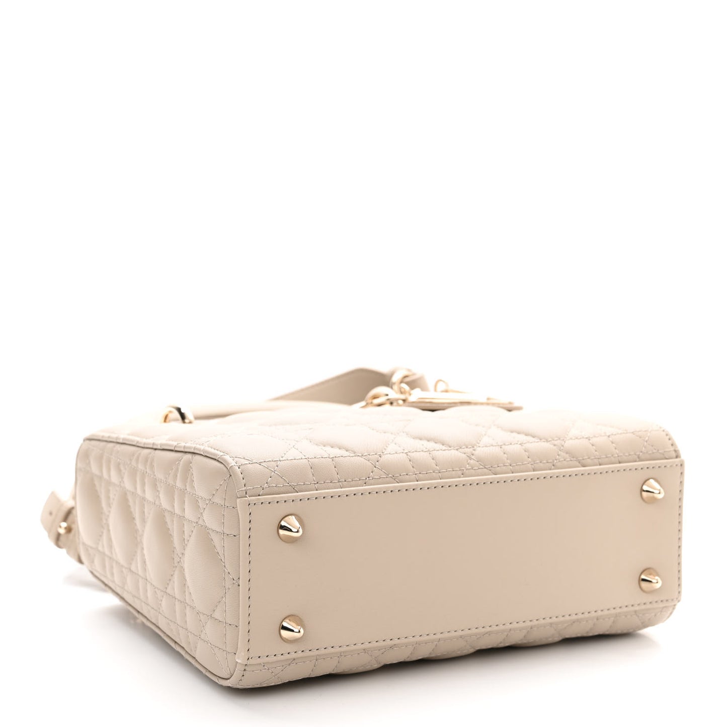 Lambskin Cannage Small My ABCDior Lady Dior Hazelnut