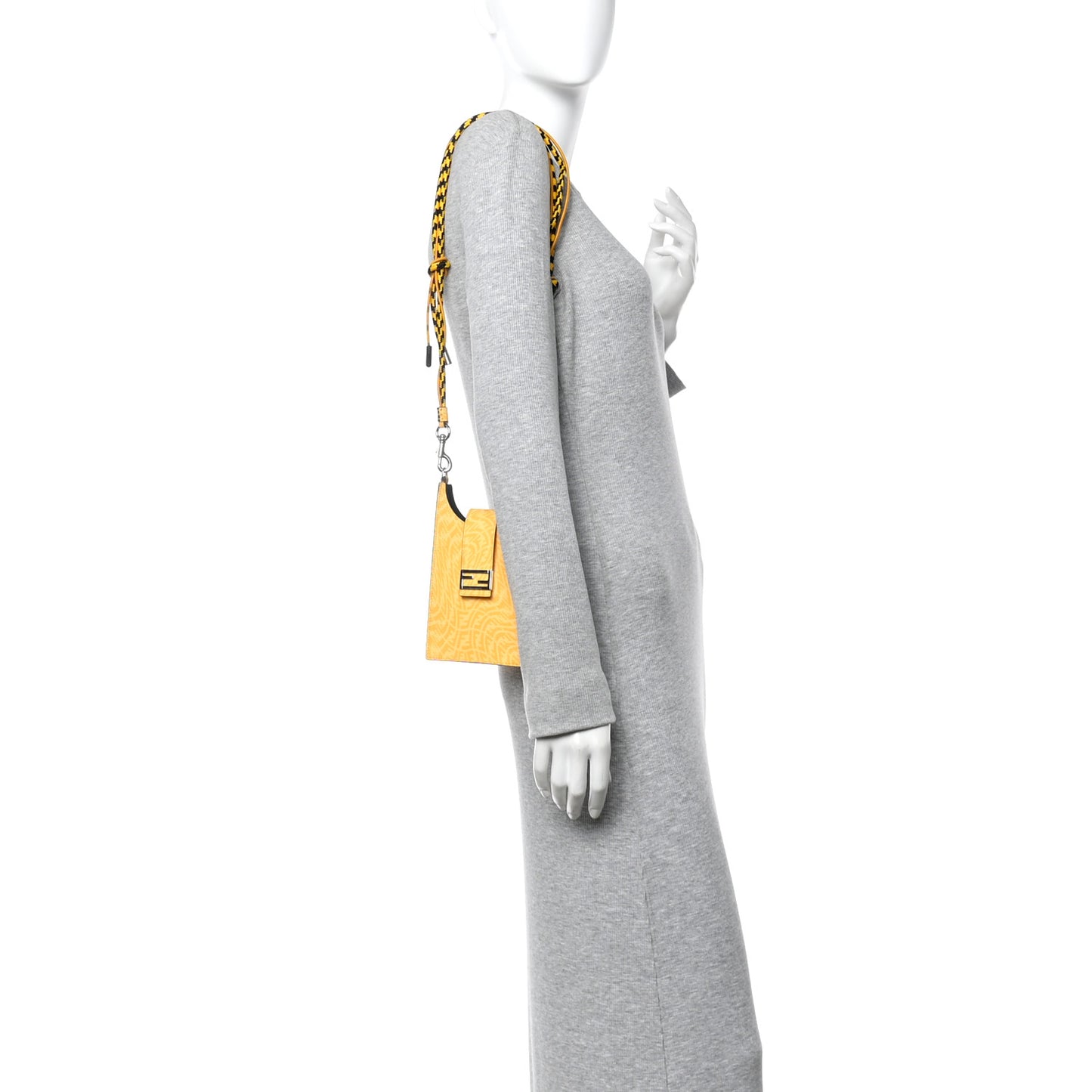 X SARAH COLEMAN Glazed Fabric Micro FF Vertigo Phone Holder Cyber Mimosa