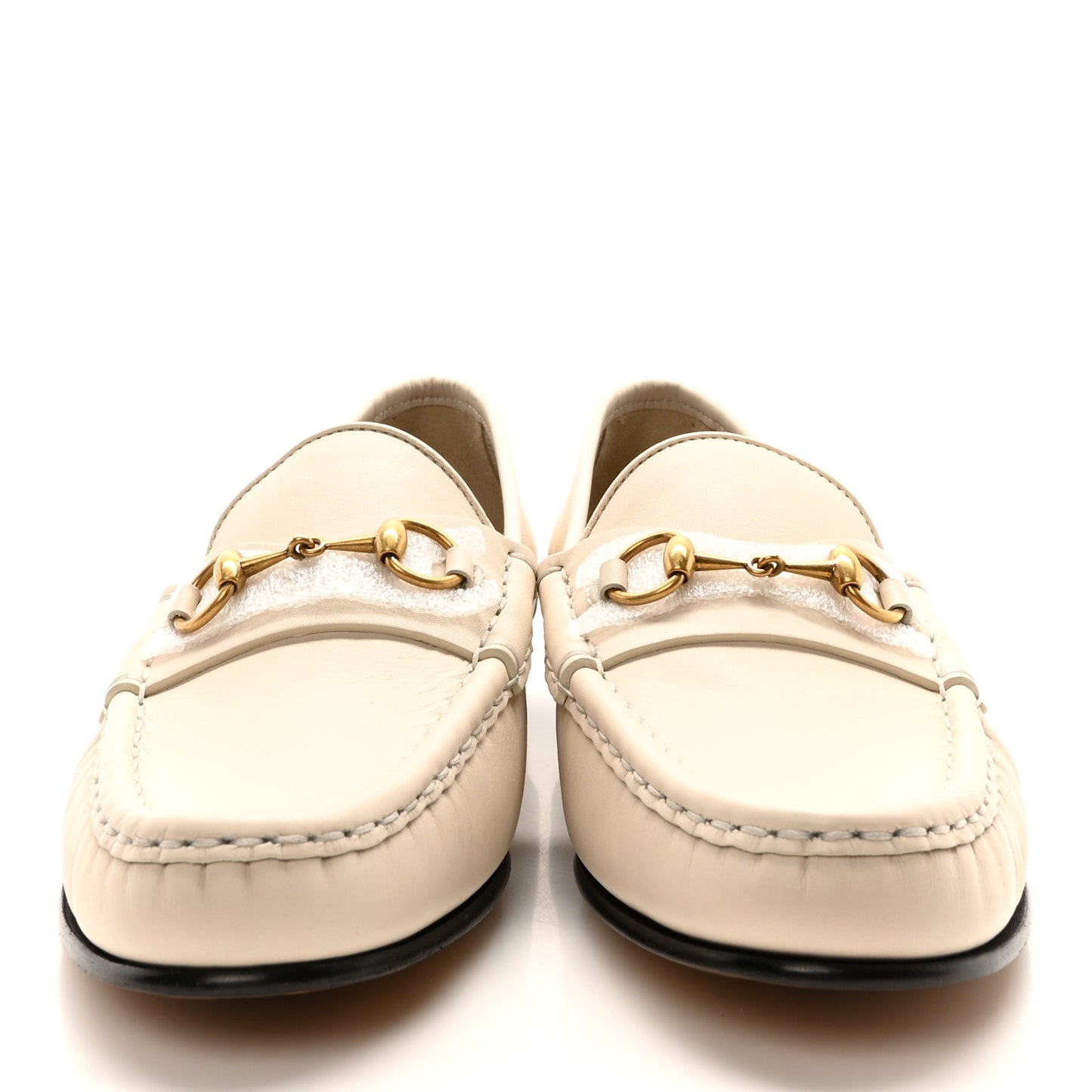 Betis Glamour Calfskin Womens 1953 Horsebit Loafers 41 Mystic White