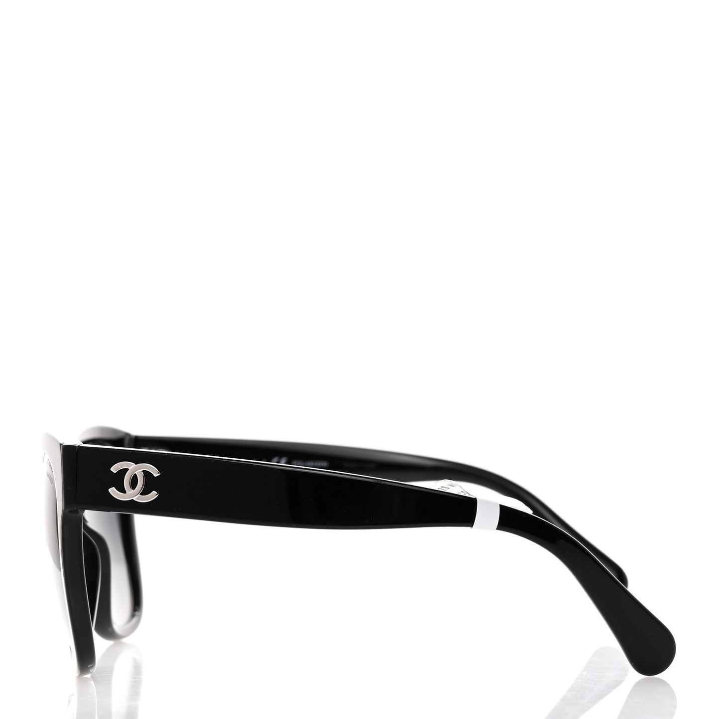 Acetate Polarized Square CC Sunglasses 5380 Black