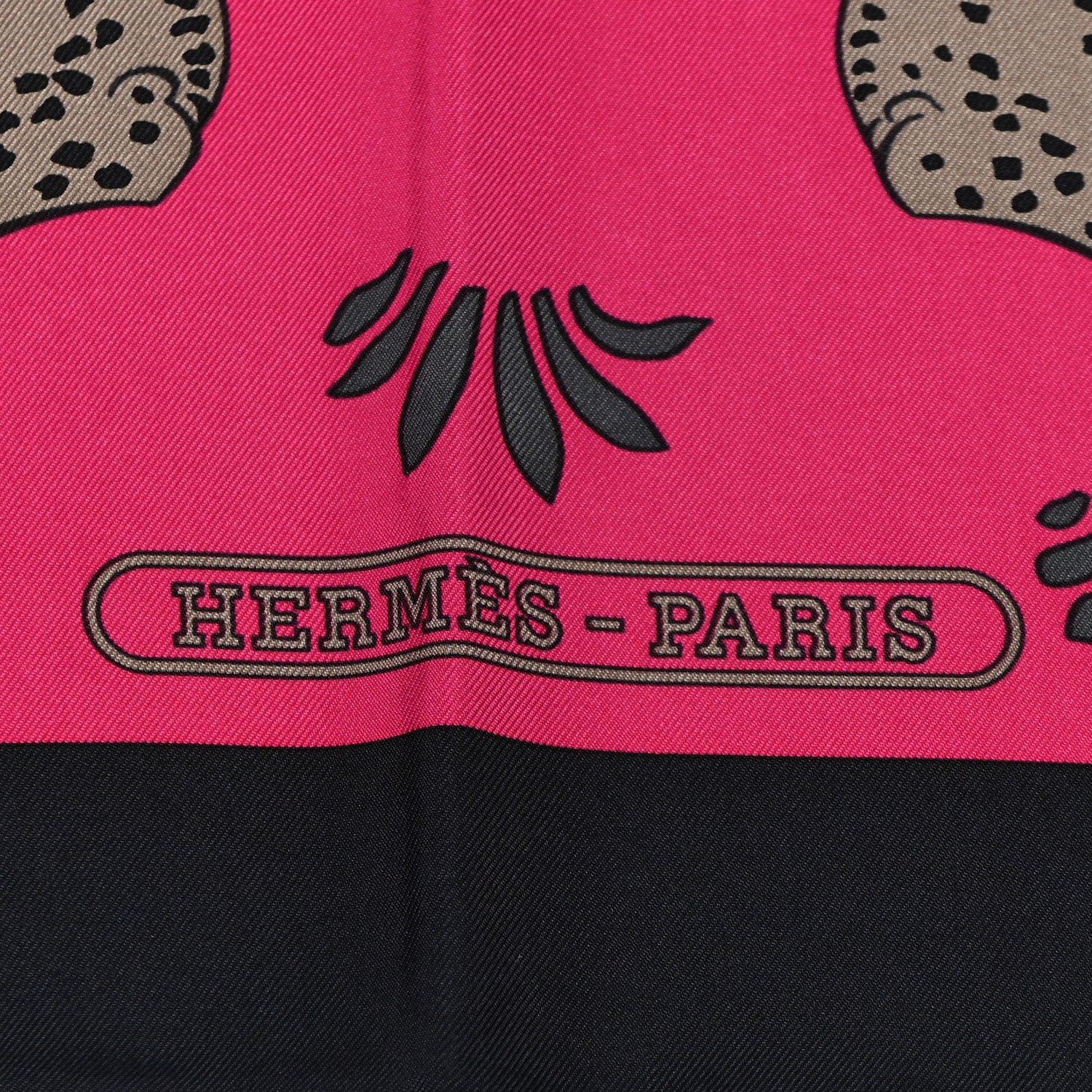 Hermes Silk Les Leopards Scarf 90 2 of 8
