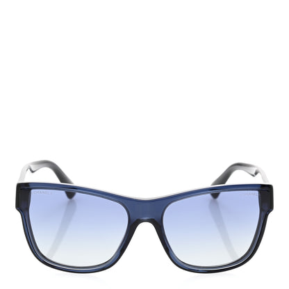 Chanel Acetate Butterfly CC Sunglasses 5386 Blue 2 of 8