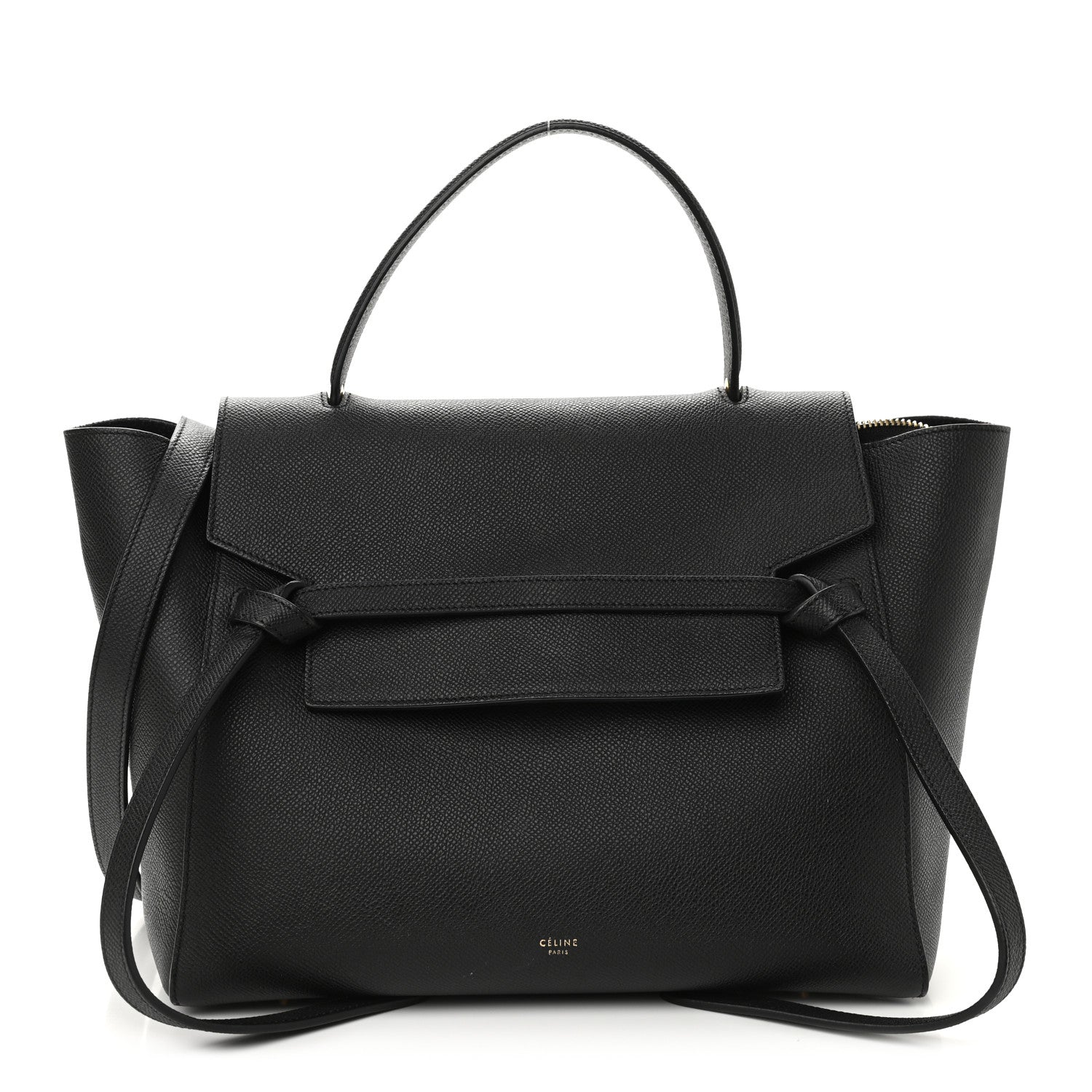 Celine Grained Calfskin Belt Bag Black 1 of 9