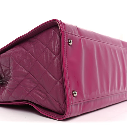 Chanel Vinyl Lipstick Tote Purple 9 of 10