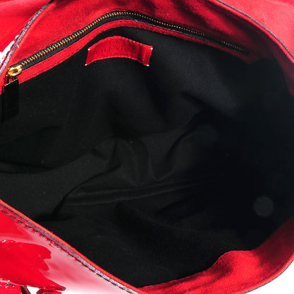 Valentino Garavani Patent Large Histoire Red 5 of 7