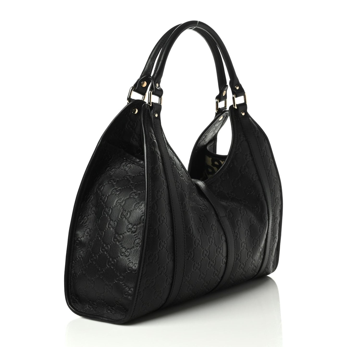 Guccissima Medium Joy Shoulder Bag Black