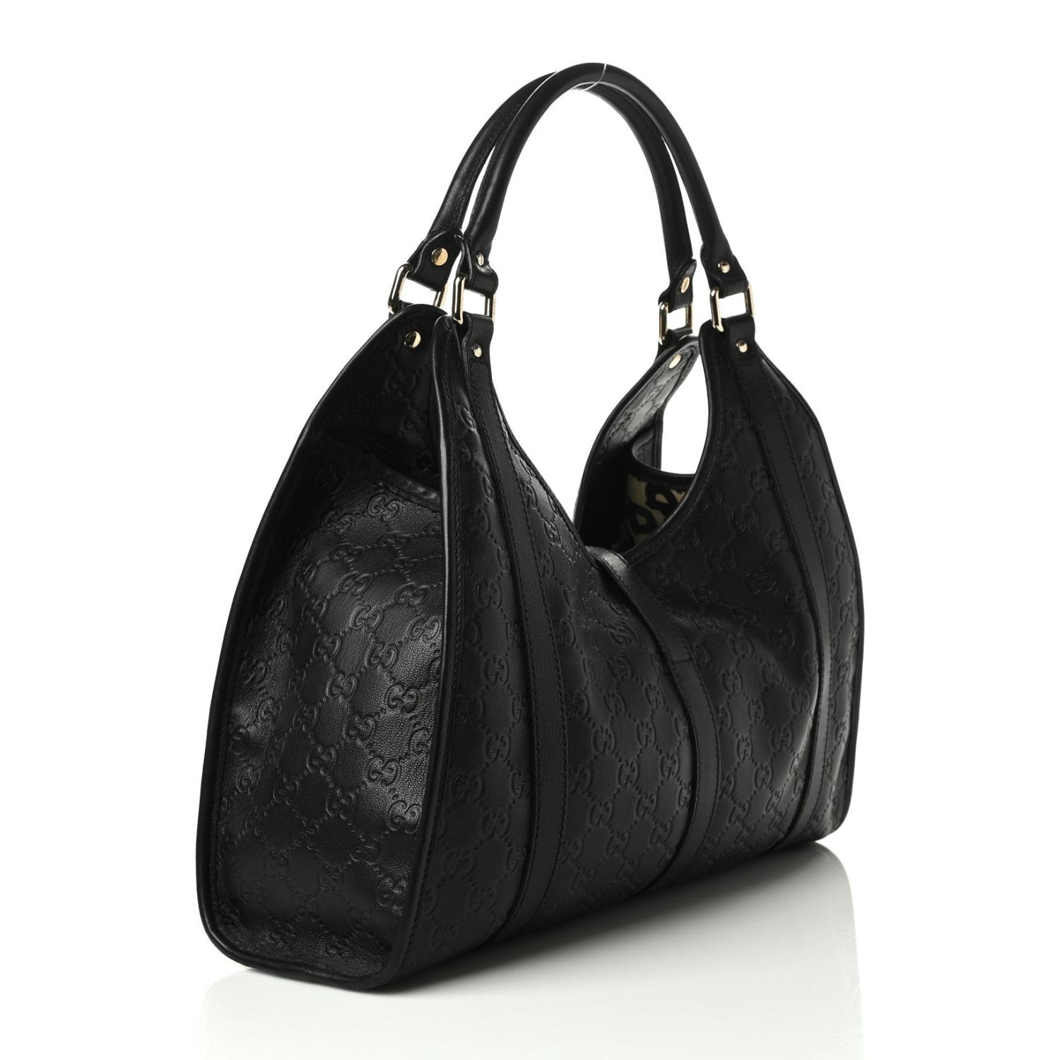 Gucci Guccissima Medium Joy Shoulder Bag Black 3 of 10