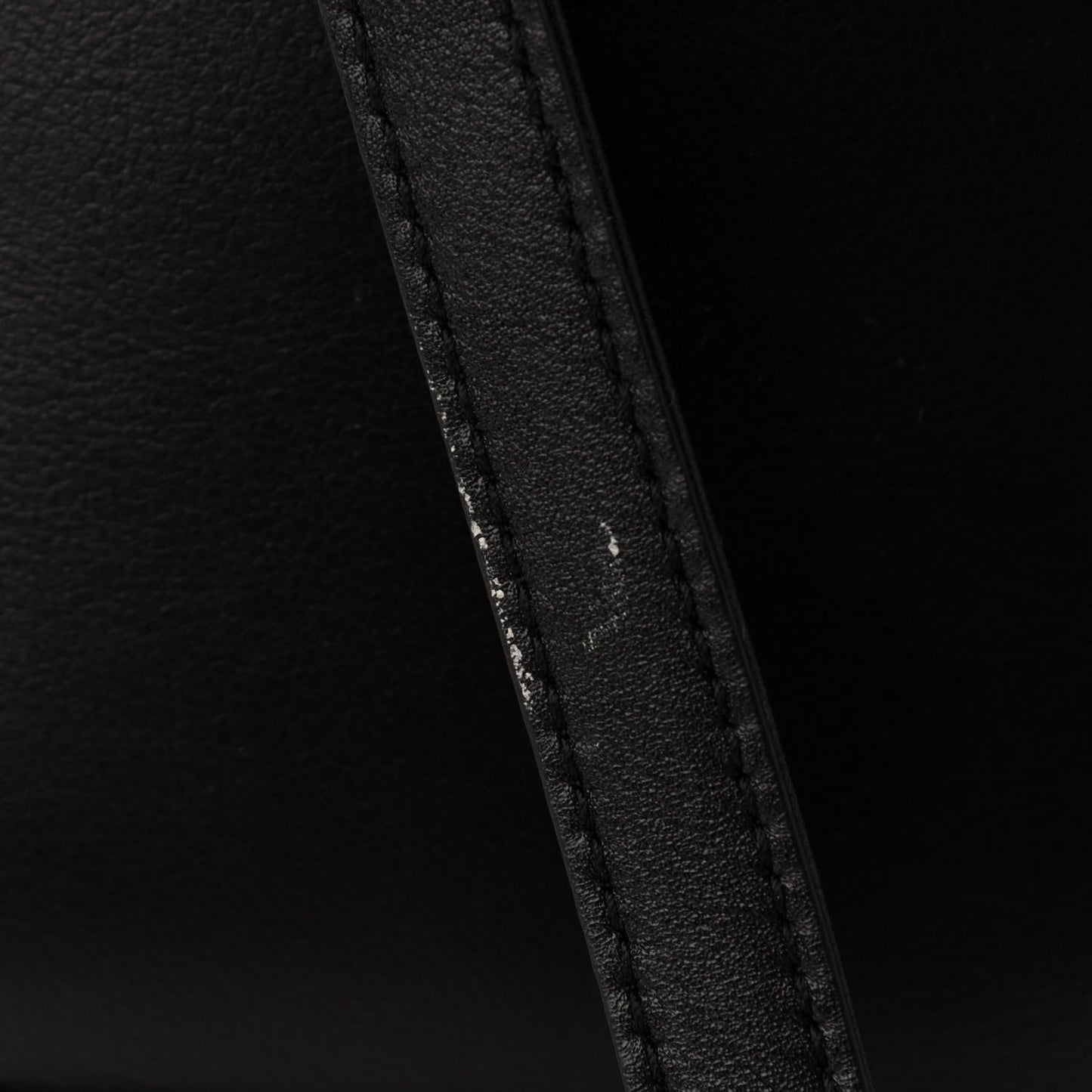 Soft Calfskin Puppy And Kitten S Ville Top Handle Bag Black