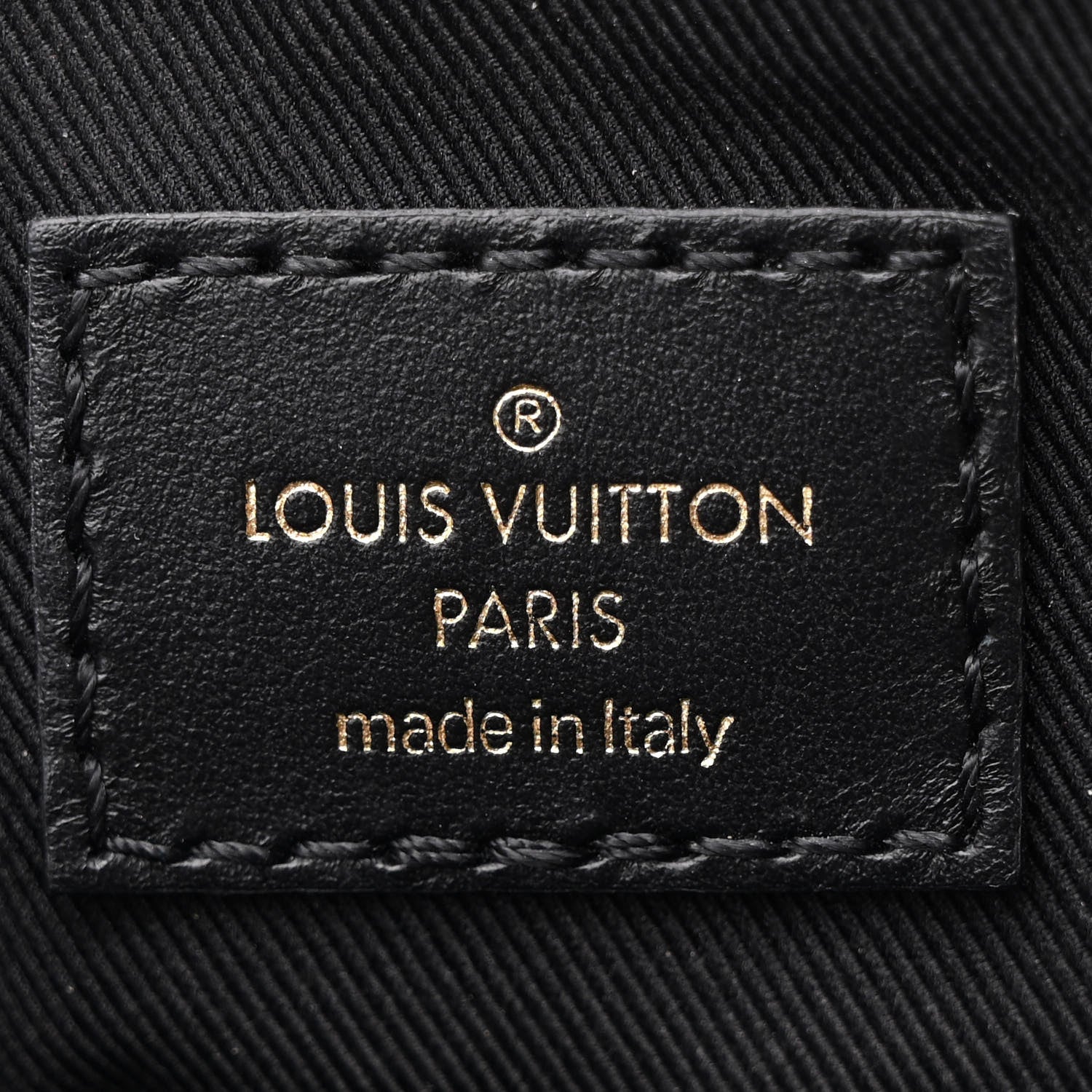 Louis Vuitton Damier Ebene Odeon Tote MM Black 6 of 9