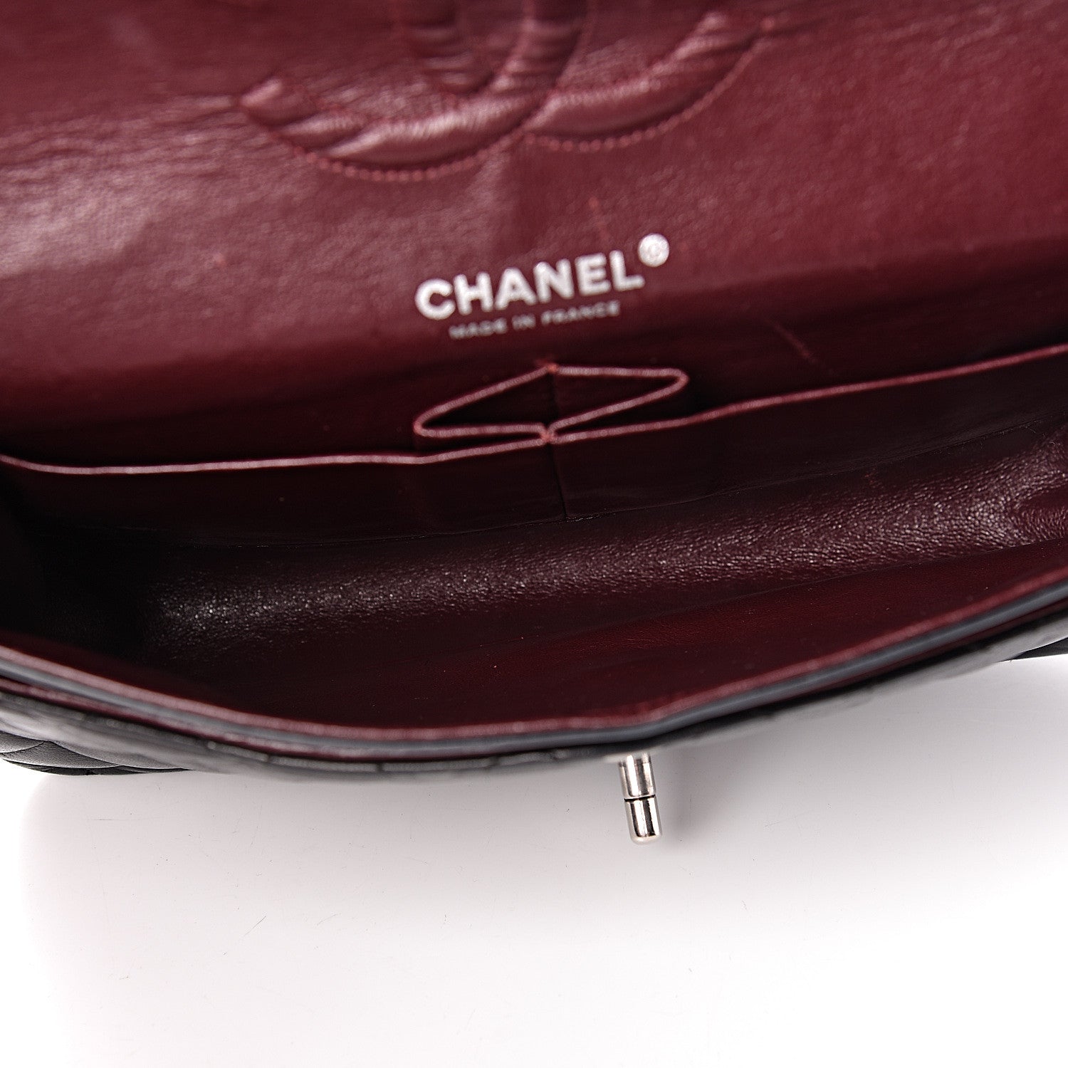 Chanel Lambskin Quilted Medium Double Flap Black 5 of 10