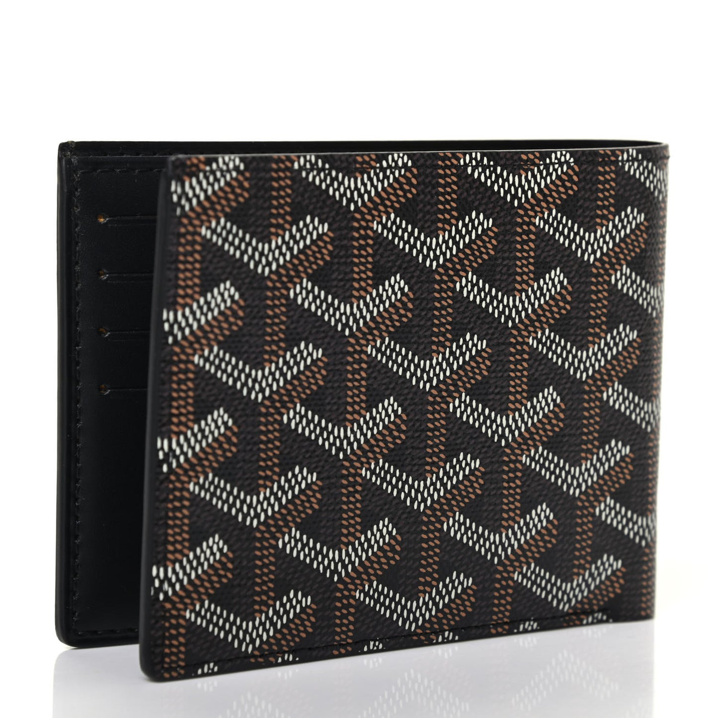 Goyardine Bi-Fold Victoire PM Wallet Black