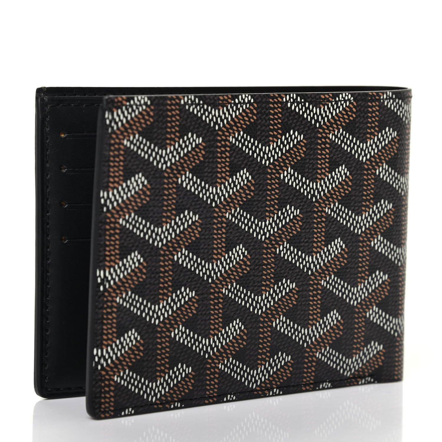 Goyard Goyardine Bi-Fold Victoire PM Wallet Black 2 of 4