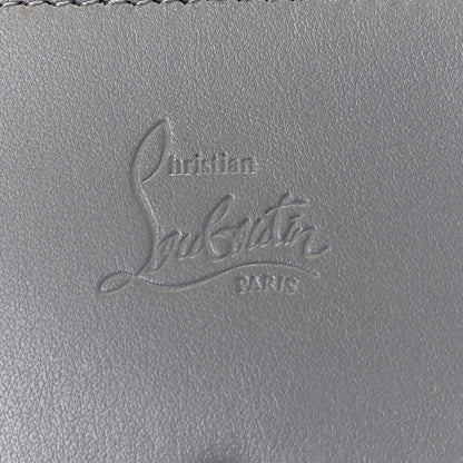 Christian Louboutin Calfskin Macaron Studded Flap Wallet Grey 8 of 9