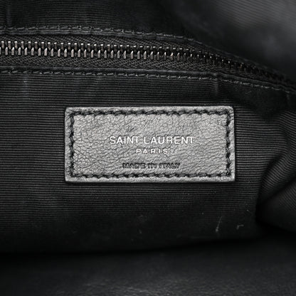 Saint Laurent Crinkled Calfskin Matelasse Monogram Large Niki Shopper Tote Black 6 of 17