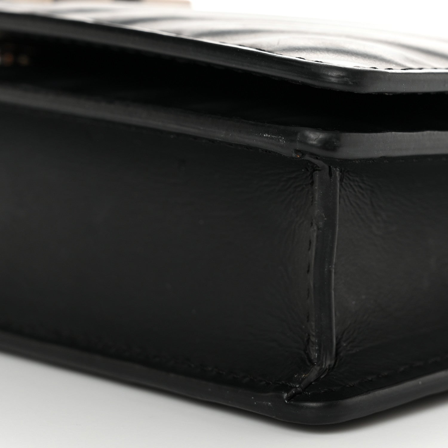 Off-White OFF WHITE Calfskin Diagonal Quilted Jitney 0.5 Crossbody Bag Black 10 of 11