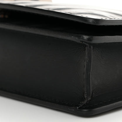 Off-White OFF WHITE Calfskin Diagonal Quilted Jitney 0.5 Crossbody Bag Black 10 of 11