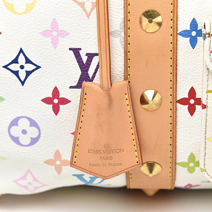 Louis Vuitton Monogram Multicolor Keepall 45 White 13 of 20