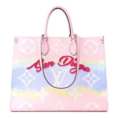 Louis Vuitton Monogram Escale San Diego Onthego GM Pastel 1 of 9